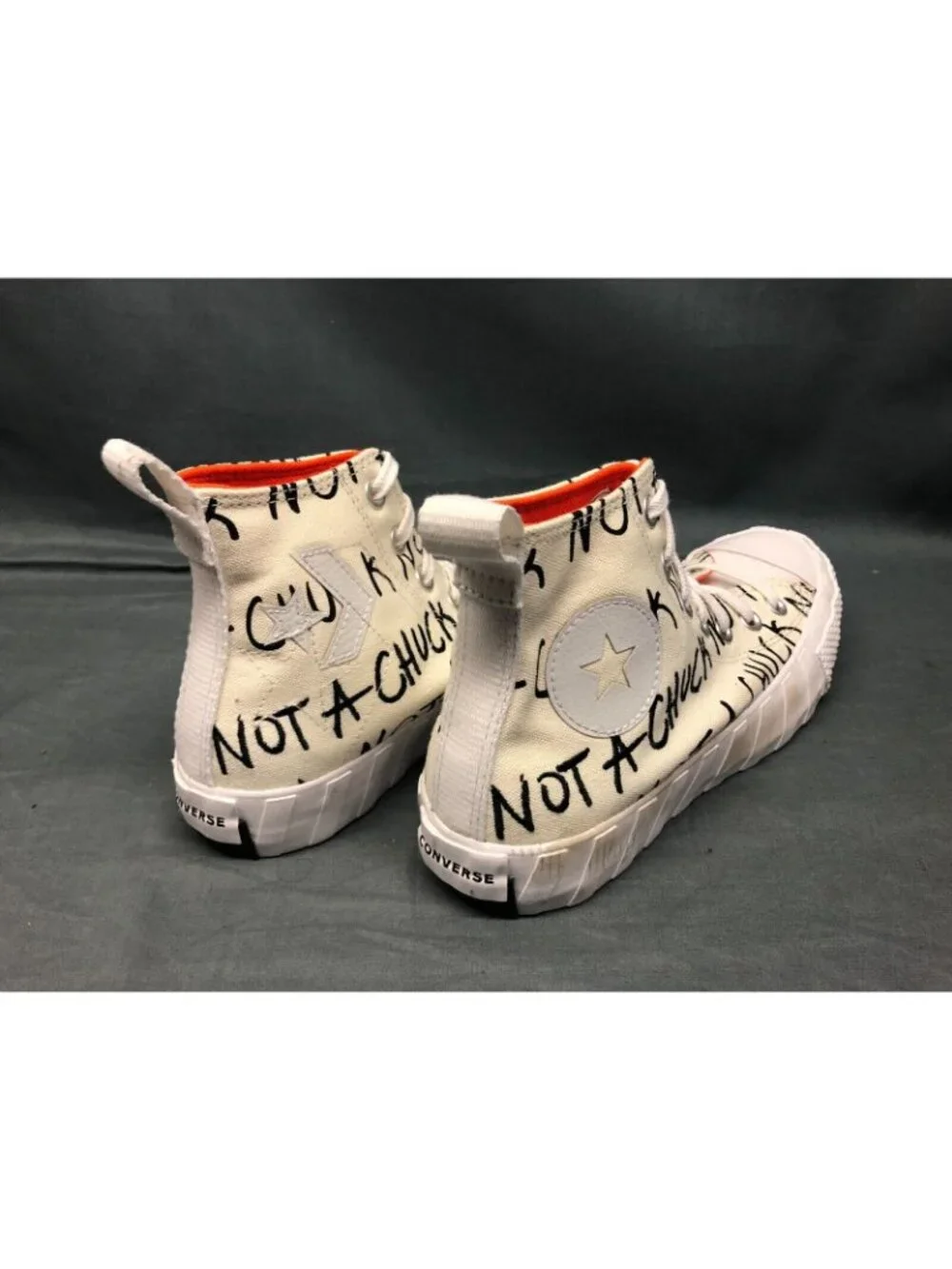 Converse Botoddler Not A Chuck 70 Hi Sneakers UNT1TL3D White Size 7 New No Box!!